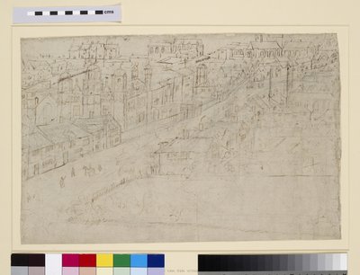 Borough High Street avec St. Mary Overy, de 
