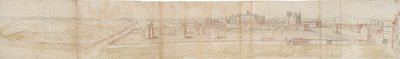 Palais de Hampton Court depuis le nord, vers 1550-1560 - Anthonis van den Wyngaerde