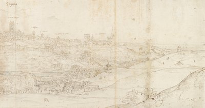 Vue panoramique de Ségovie depuis l