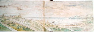 Vue de Tarragone - Anthonis van den Wyngaerde