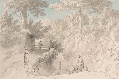 Conduite des moutons au marché - Anthony Devis