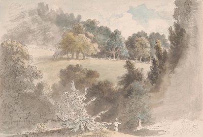 Paysage avec arbres - Anthony Devis