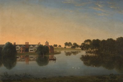 Tabley : le vieux hall à travers le lac - Anthony Devis