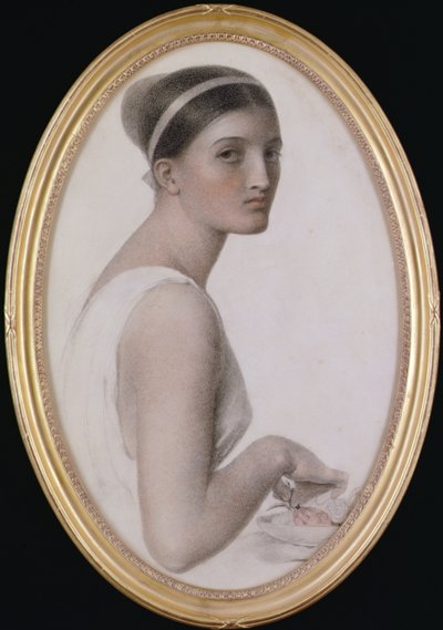 Une tête idéale - Anthony Frederick Augustus Sandys