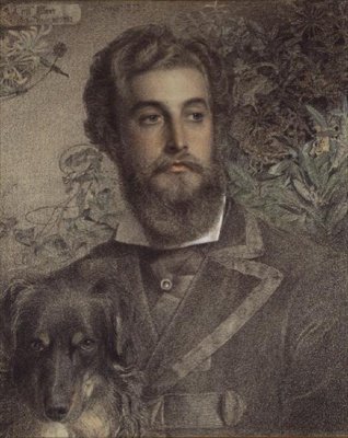Portrait de Cyril Flower - Anthony Frederick Augustus Sandys