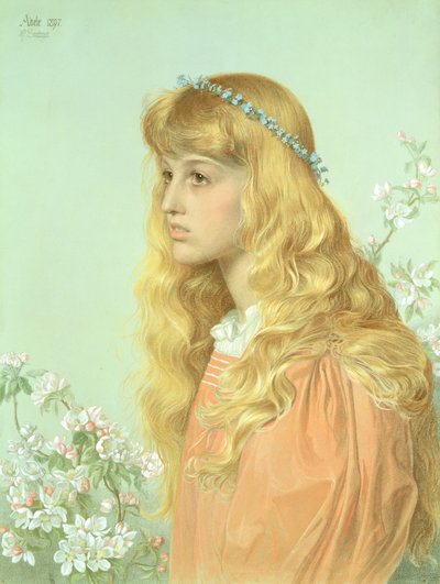 Portrait de Mlle Adele Donaldson, 1897 - Anthony Frederick Augustus Sandys