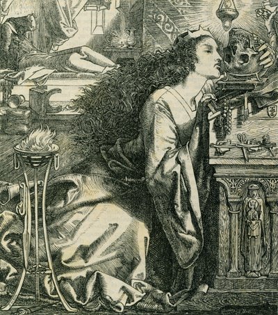 Rosamund, reine des Lombards - Anthony Frederick Augustus Sandys