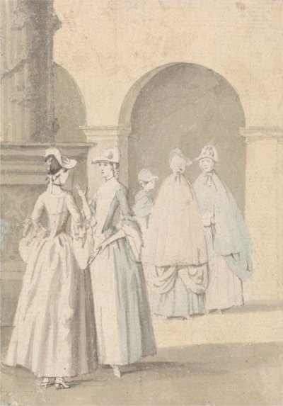 Dames à côté d