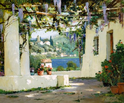 Patio méditerranéen - Anthony Thieme