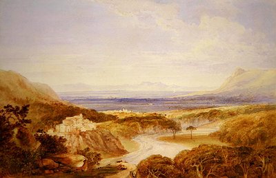 Vue de rivière - Anthony Vandyke Copley Fielding