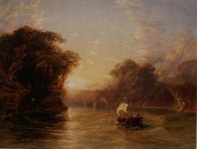 Ubaldo et Carlo dans le bateau enchanté - Anthony Vandyke Copley Fielding