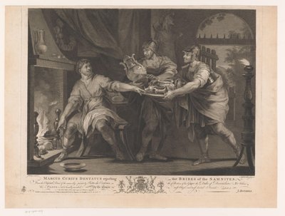 Manius Curius Dentatus refusant les cadeaux des Samnites - Anthony Walker