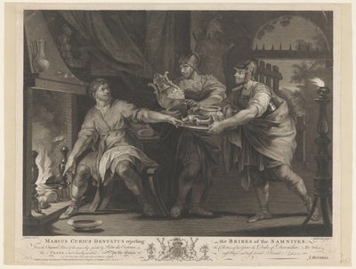 Manius Curius Dentatus refuse les cadeaux des Samnites - Anthony Walker