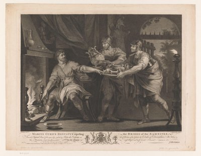 Manius Curius Dentatus refusant les cadeaux des Samnites - Anthony Walker
