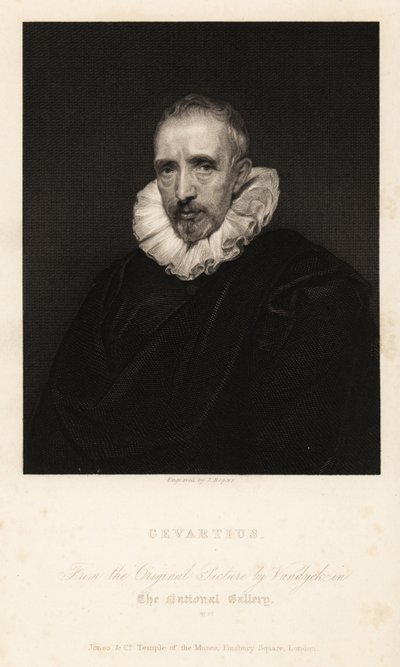 Portrait de John Gaspar Gevartius ou Jan Caspar Gevaerts, jurisconsulte d