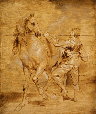 Un homme montant à cheval, vers 1630 - Anthony van Dyck
