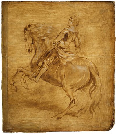 Un homme à cheval, vers 1630 - Anthony van Dyck