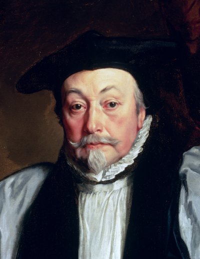 Archevêque William Laud (1573-1645) c.1635-37 (détail) - Anthony van Dyck