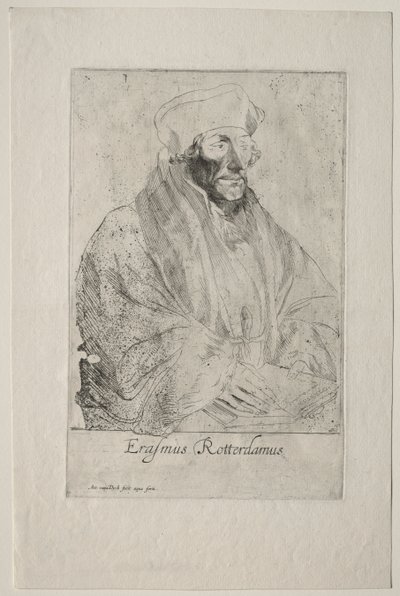 Érasme de Rotterdam - Anthony van Dyck