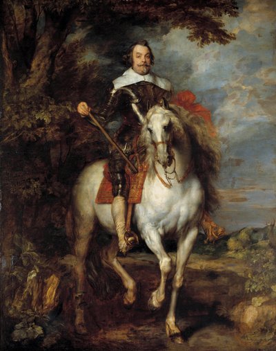 Portrait équestre de Don Francisco de Moncada (1586-1635), comte de Ossuna, ambassadeur du roi Philippe IV d
