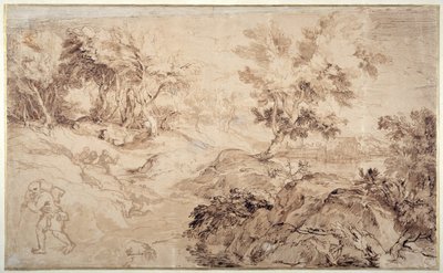 Paysage à la manière de Titien - Anthony van Dyck