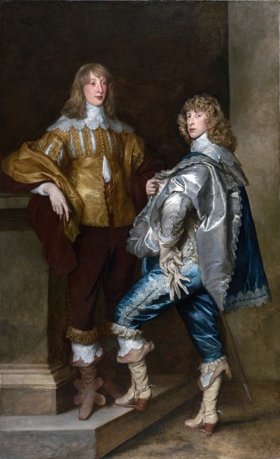 Lord John Stuart et son frère Lord Bernard Stuart, vers 1638 - Anthony van Dyck