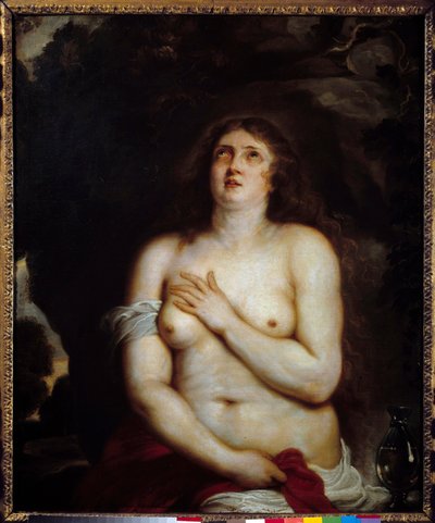 Madeleine. Représentation de Sainte Marie-Madeleine en extase - Anthony van Dyck