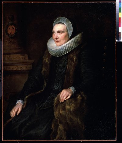 Portrait de Maria Bosschaert - Anthony van Dyck