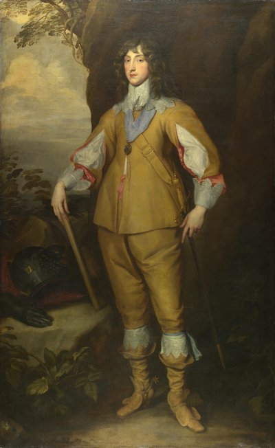 Portrait de Charles I Louis 1617-1680, Électeur Palatin, vers 1637 - Anthony van, Dyck