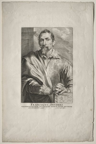 Portrait de Frans Snyders - Anthony van Dyck