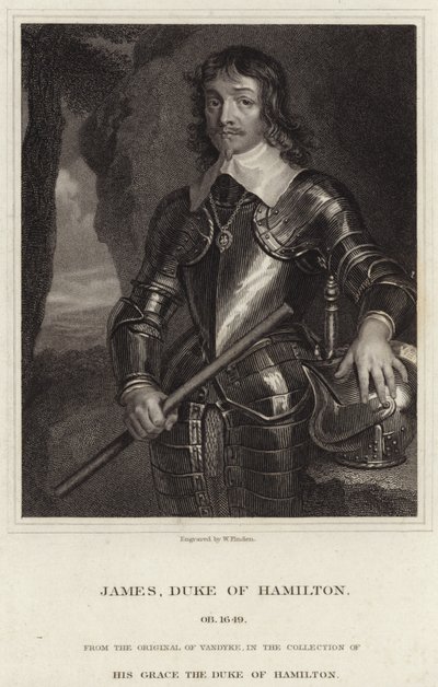 Portrait de James Hamilton, duc de Hamilton - Anthony van Dyck