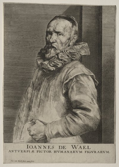Portrait de Jan de Wael Nevers - Anthony van Dyck