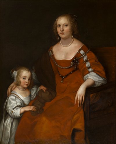 Portrait de Margaret Howard, comtesse de Carlisle (1618-1664) et Lady Diana Russell, devenue Lady Allington (1652-1701) - Anthony van Dyck