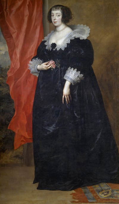Portrait de Marguerite de Lorraine (1615-1672) - Anthony van Dyck