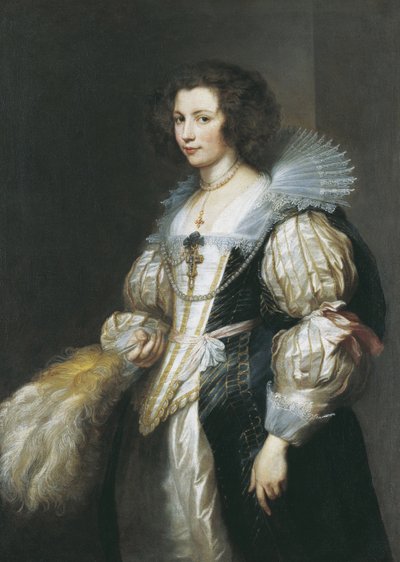 Portrait de Maria de Tassis (1611-1638), vers 1629-1630 (huile sur toile) - Anthony van Dyck