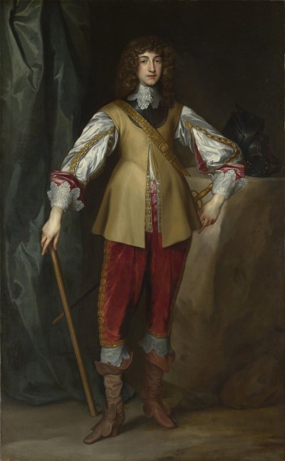 Portrait du Prince Rupert du Rhin 1619-1682, Duc de Cumberland, vers 1637 - Anthony van, Dyck