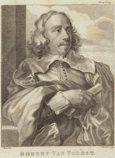 Portrait de Robert van Voerst - Anthony van Dyck