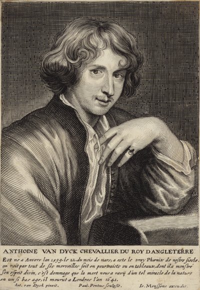 Portrait de Sir Anthony van Dyck - Anthony van Dyck