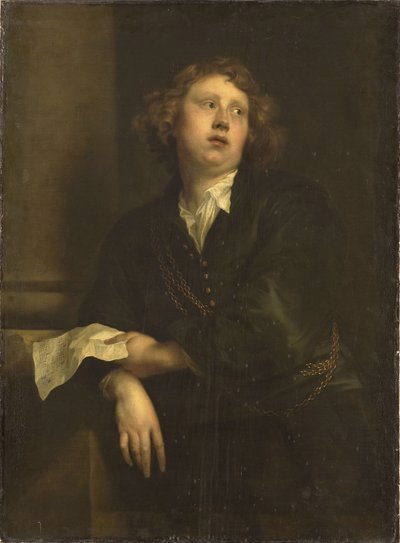 Portrait du compositeur Henricus Liberti 1628-1661, vers 1630 - Anthony van, Dyck
