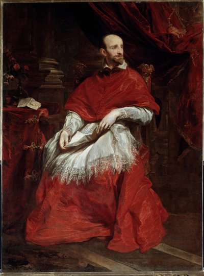 Portrait du cardinal et historien italien Guido Bentivoglio - Anthony van Dyck