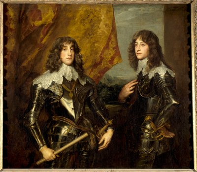 Portraits des Princes Palatins, Charles Louis I et Robert - Anthony van Dyck