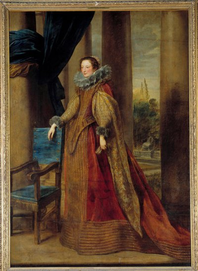 Portrait présumé de la marquise Geromina Spinola Doria, de Gênes - Anthony van Dyck