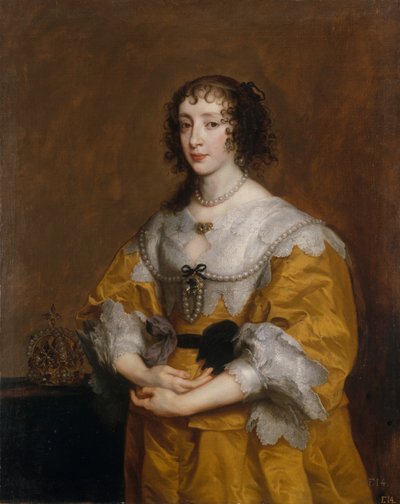 Reine Henriette Marie, 1636 - Anthony van Dyck