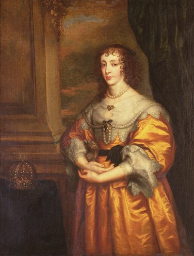 Reine Henriette Marie, vers 1633 - Anthony van Dyck