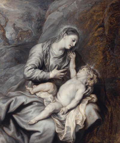 Repos durant la fuite en Égypte - Anthony van Dyck