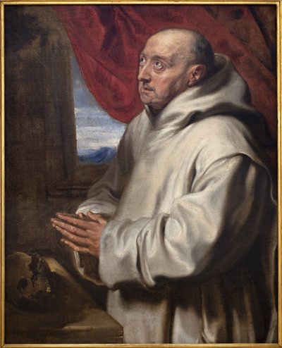 Saint Bruno (Bruno le Chartreux, vers 1030-1101). Peinture d