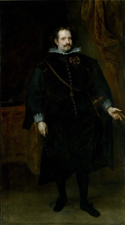 Diego Felipe de Guzman, Marqués de Regganes. - Anthony van Dyck