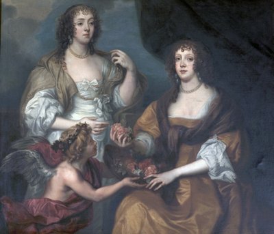 Lady Elizabeth Thimbelby et Dorothy, vicomtesse Andover - Anthony van after Dyck