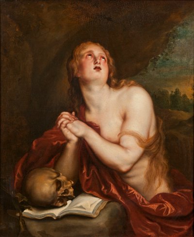 La pénitente Sainte Marie-Madeleine, c.1630-40 - Anthony van workshop of Dyck