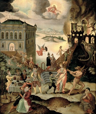 Allégorie du Vice et de la Vertu - Anthuenis Claeissins or Claeissens